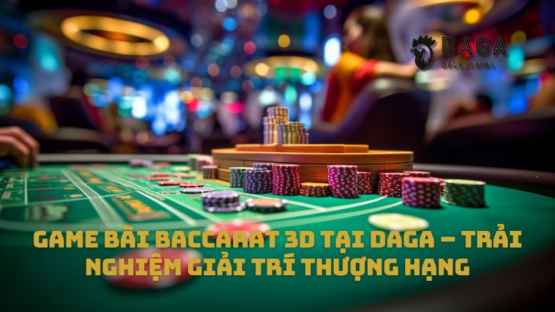 Game bài Baccarat 3D tại Daga – Trải nghiệm giải trí thượng hạng
